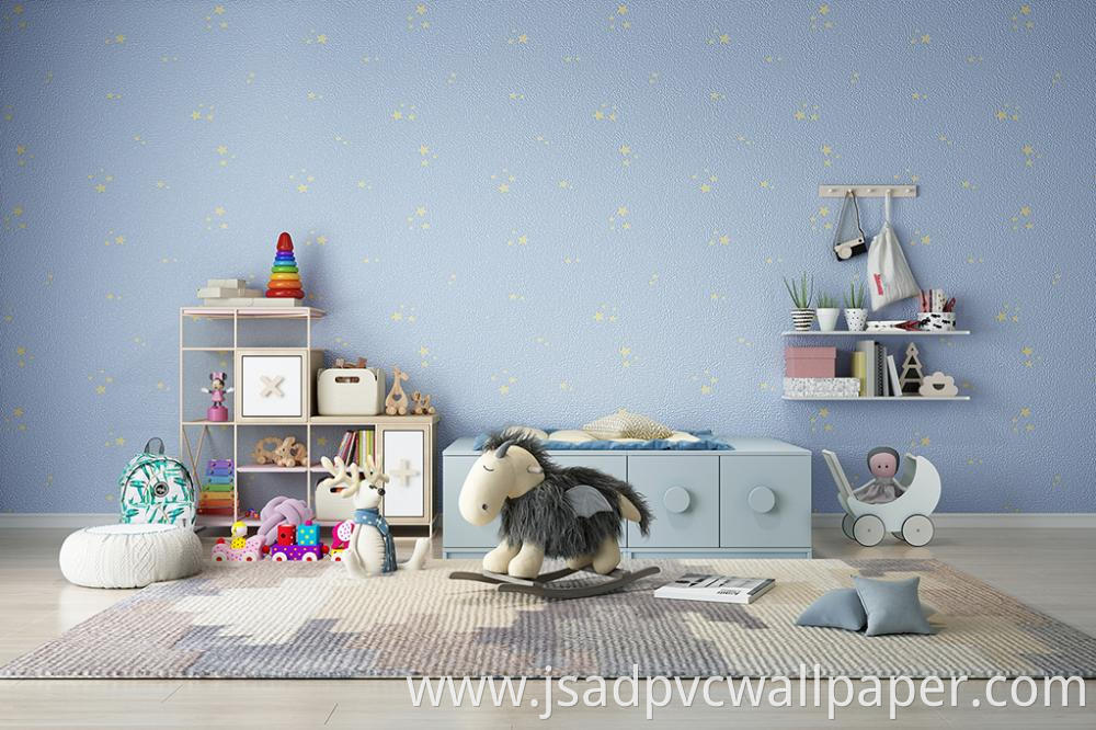 Children's room cartoon non-woven wallpaper